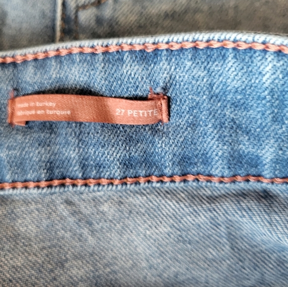 Anthropologie Pilcro Blue Denim Jeans, Button Fly,  Size 27 - Picture 6 of 8